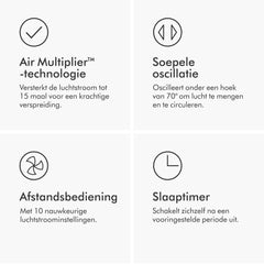 Dyson Air Multiplier AM07, torenventilator, wit
