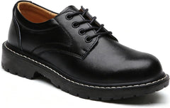 Black Oxford Shoes for Women Women's Oxfords Flats Lace-Up Oxfords Shoes Business Casual Work Office Uniform Dressy Server Shoes for Ladies Womens