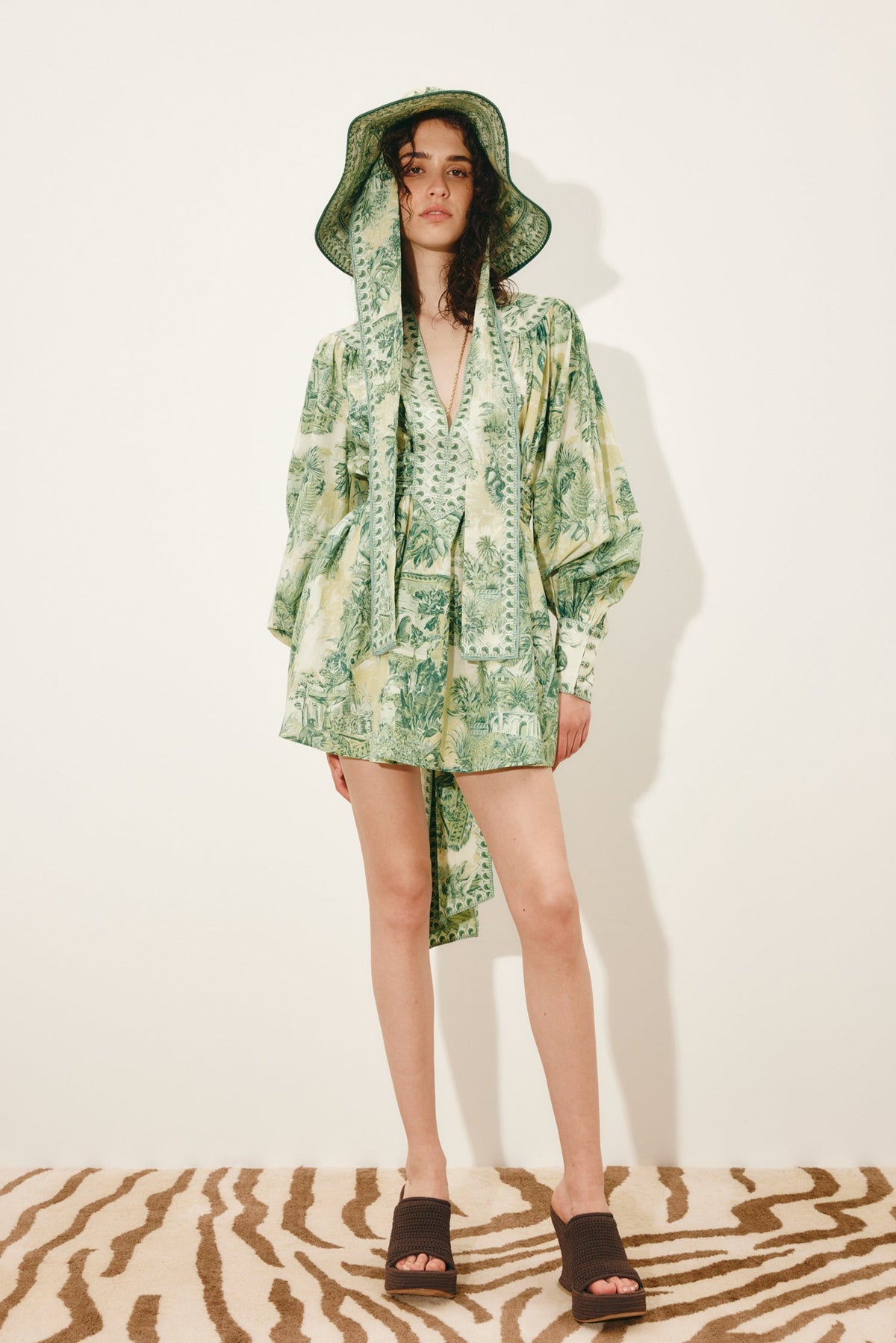 Alémais Sara Mini Dress - Green Apparel > Women > Clothing > Dresses > Mini Dresses > Alémais Hyde Boutique