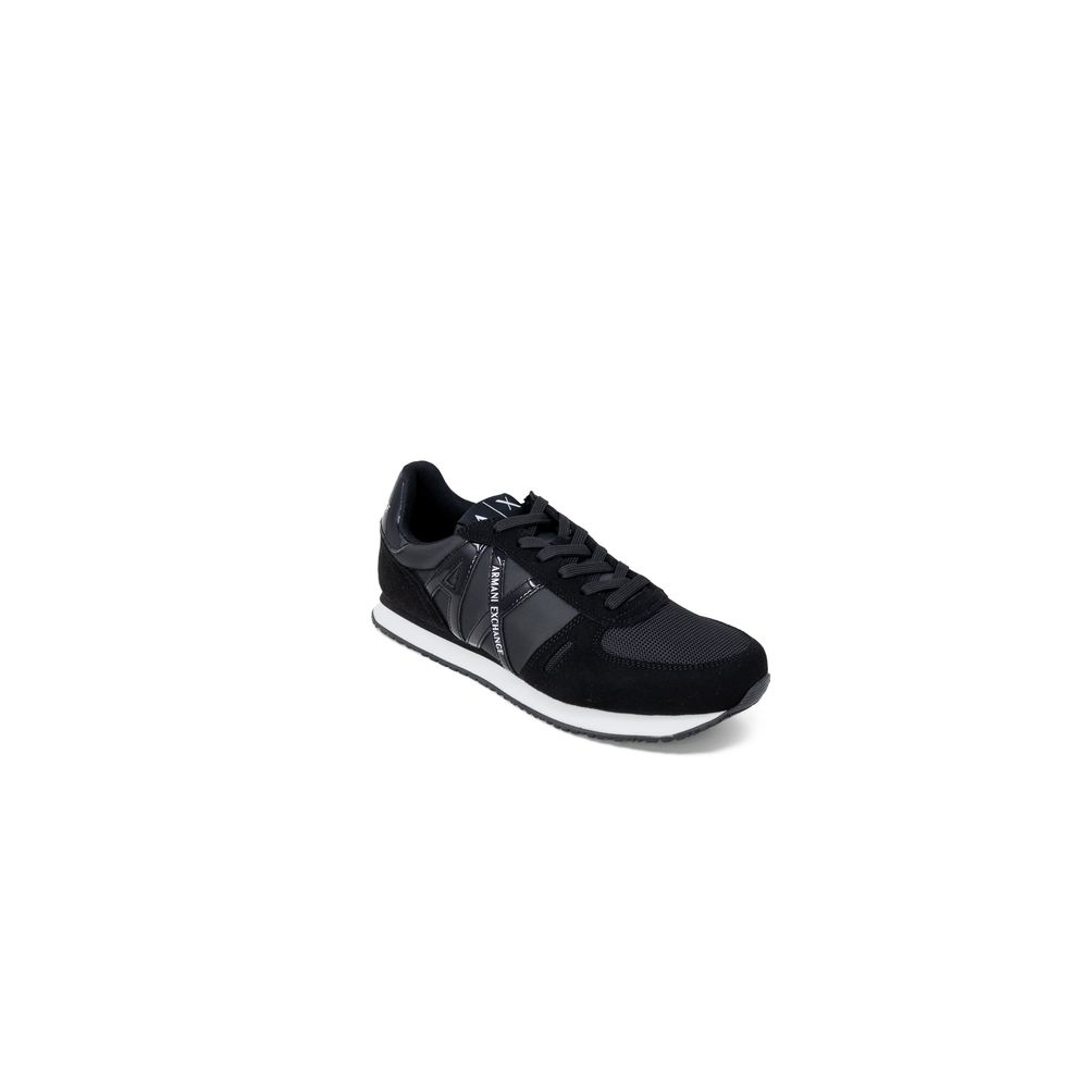 Armani Exchange Black Polyester Athletic Sneakers - Luxe Marca