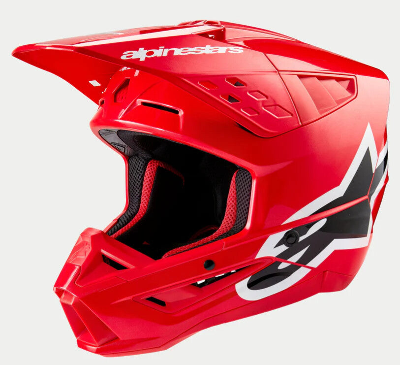 ALPINESTARS HELMET SM5 CORP RED S 8306323-3010-S