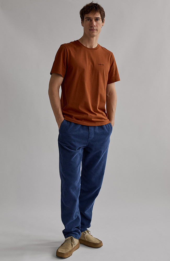 TWOTHIRDS Cookstown t-shirt umber orange van o.a. biologisch katoen voor heren | Sophie Stone