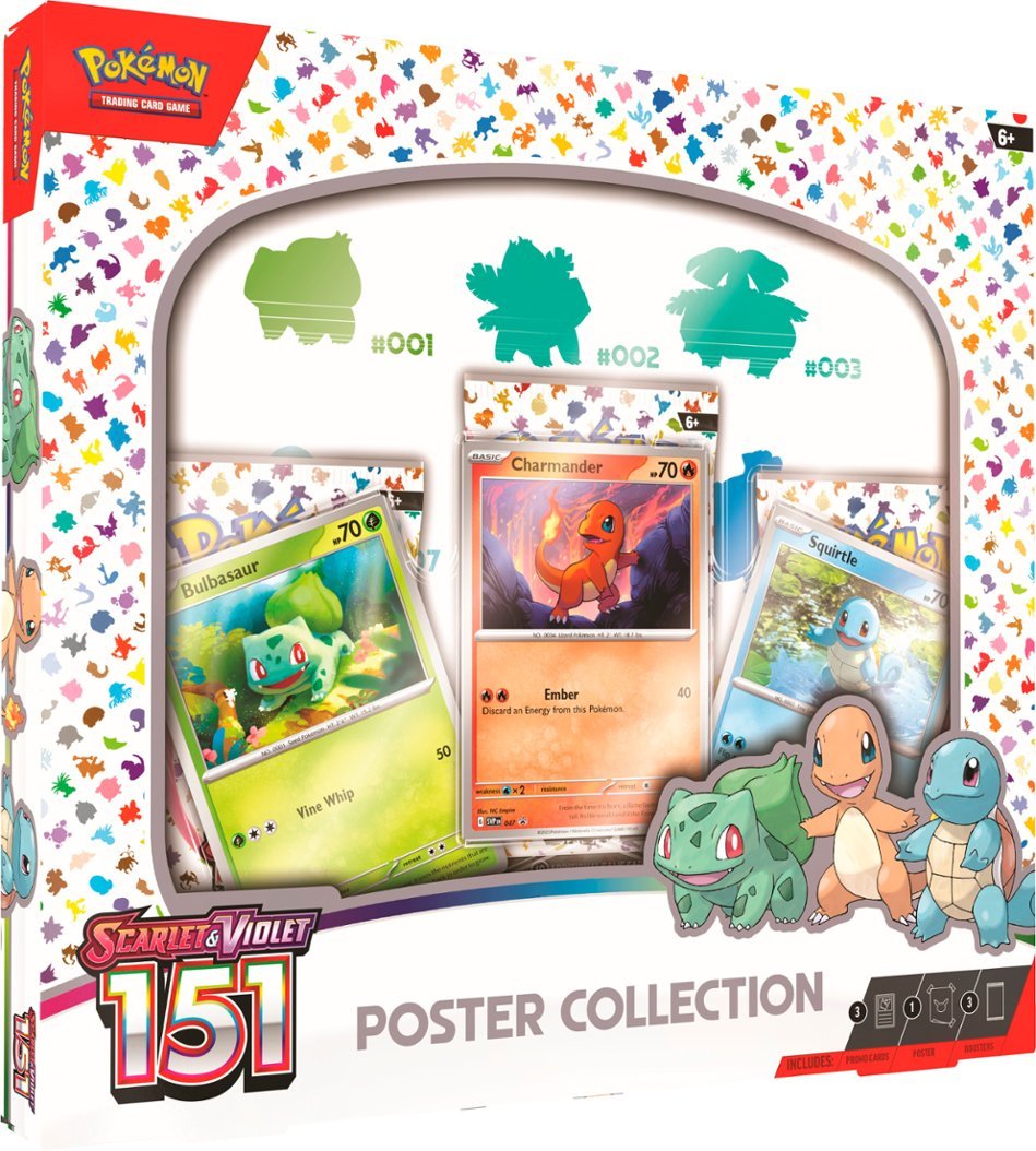 Pokemon 151  - Poster Collection - Wave 1 Launch 9/22 - - PokeCharles PokeStore