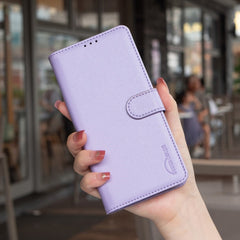 Samsung Galaxy A56 (5G) BINFEN Kunstskinn Flip Deksel m. RFID Blokkering - Lilla