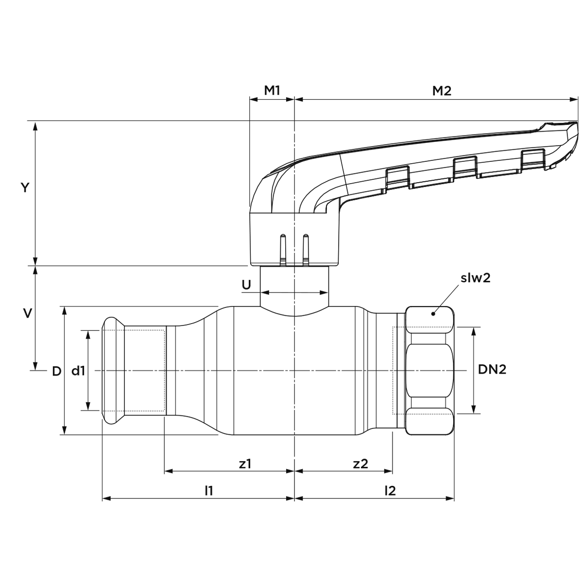 Apollo FullFlow RVS kogelkraan FF 35xG1 1/4 L