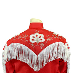 Men's Vintage Red Fringe Embroidered Western Shirt - Rockmount