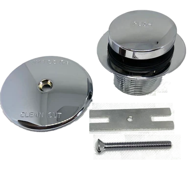 68296-PB FOOT ACTUATED Trim Kit, 1.865-11.5 x 1.25, 3.10-In Flange, Polished Brass "PVD"