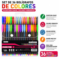 LAPICERO GEL 36 COLOR CQ905-36