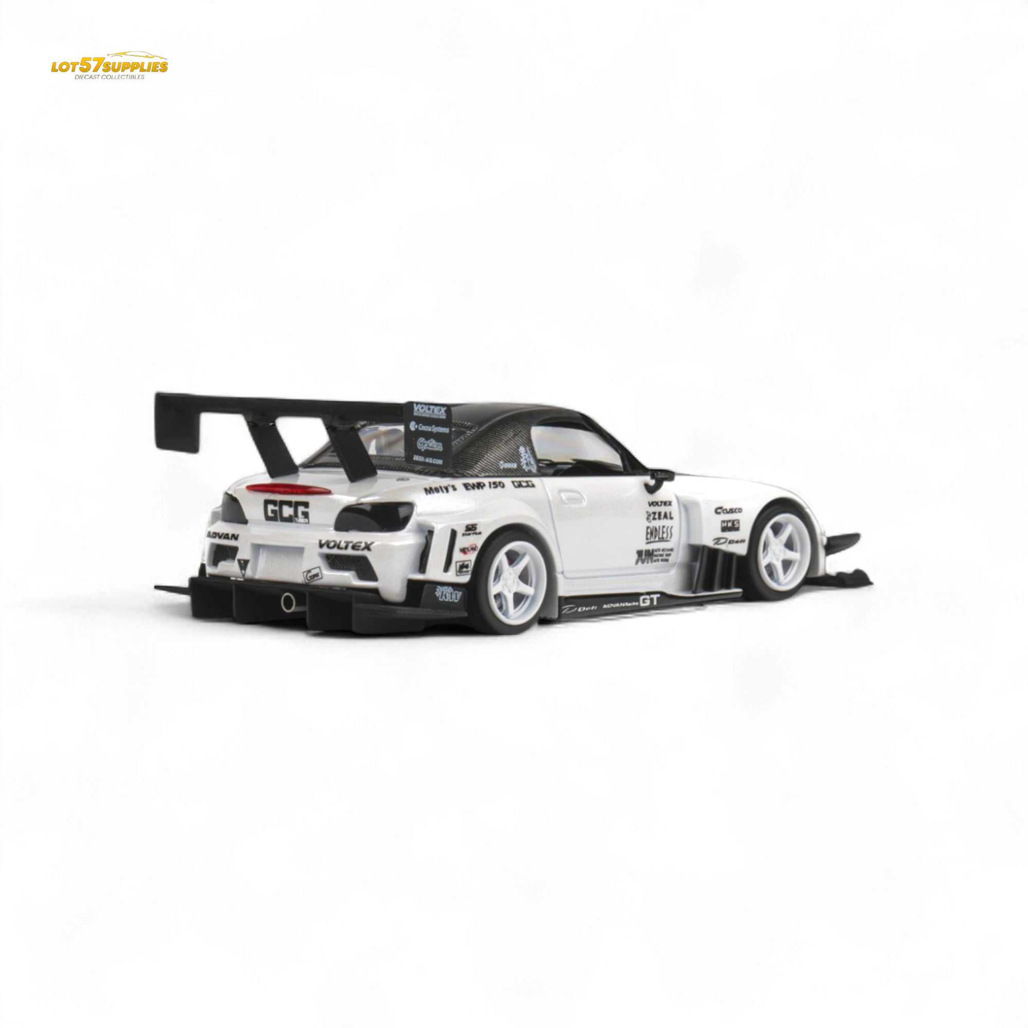 Microturbo Honda S2000 Metallic White 1:64 - Evergreen Kings
