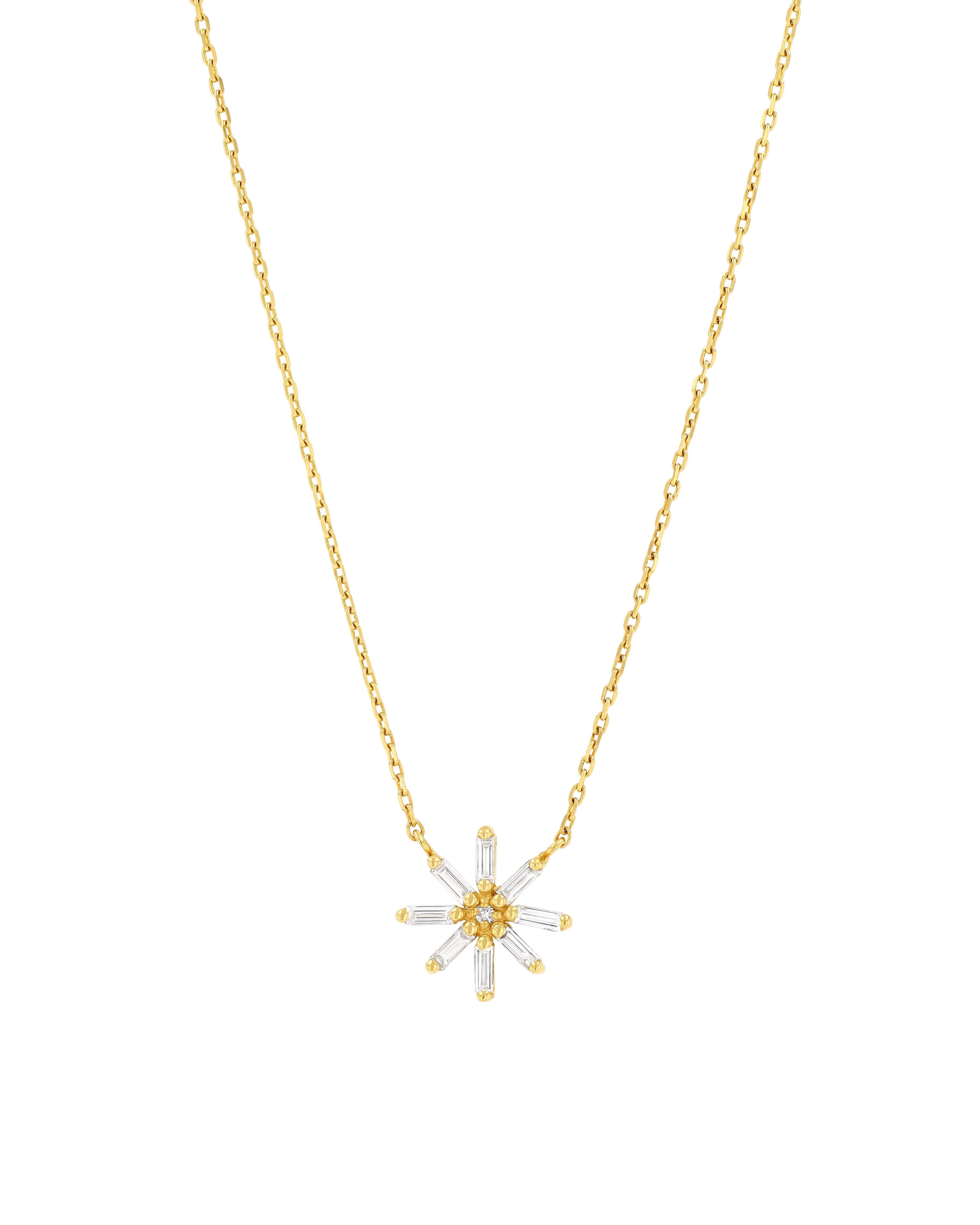 Flower Diamond Necklace