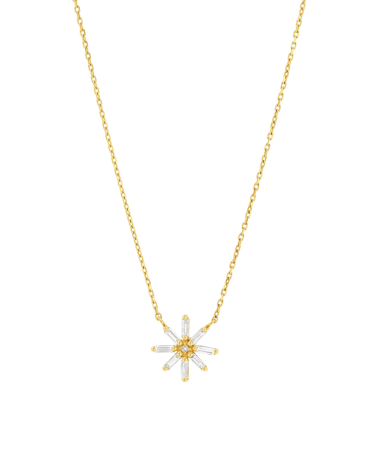 Flower Diamond Necklace