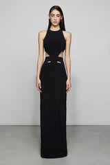 Naomi Halter Cut Out Gown