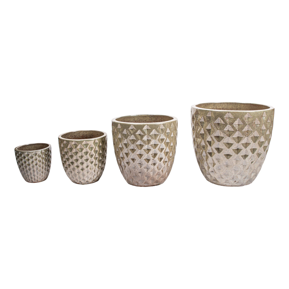 Mindy Pearl Ceramic Bombay Pot Round SV4