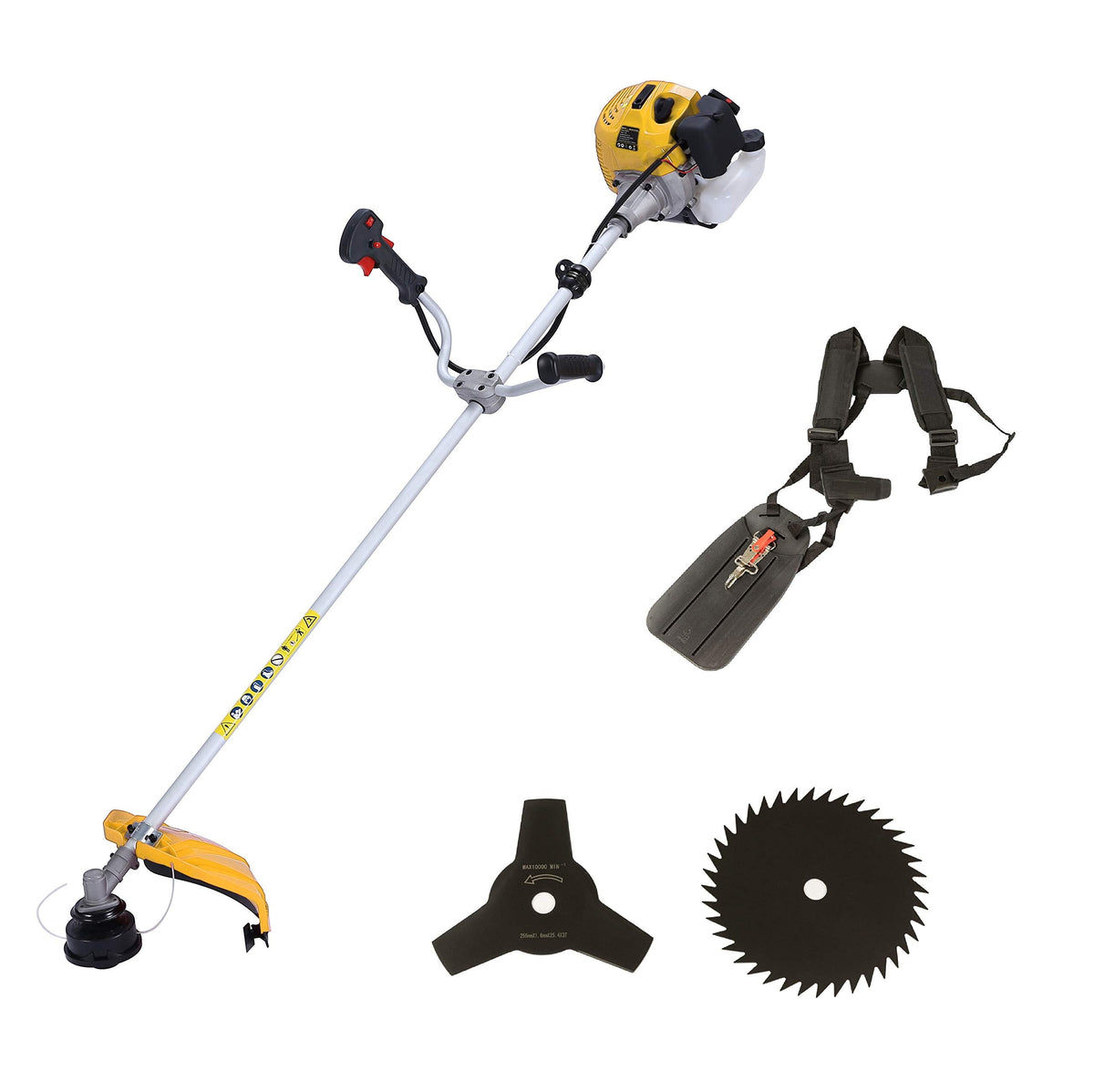 Maxx Benzynowa kosa kombi 2 w 1 – podkaszarka do trawy, podkaszarka – 52 cm³/3 KM