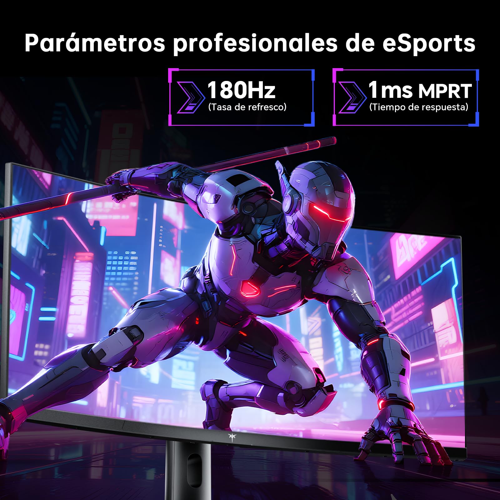KTC Monitor Curvo Ultrapanorámico Gaming de 34 Pulgadas 21:9, 3440x1440p 180Hz 1ms, Panel Curvo 1500R, 2 x HDMI 2.0 & 2 x DP1.4, Ajuste de Altura/Inclinación/Giro/Pivote, H34S18S