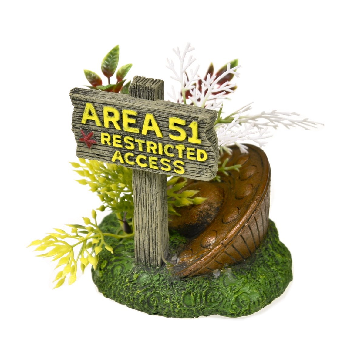 Blue Ribbon Exotic Environments Area 51 Sign with UFO