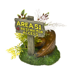 Blue Ribbon Exotic Environments Area 51 Sign with UFO
