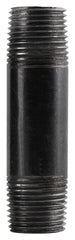 LDR Industries, Black 300 114X4 Pipe Nipple, 1-1/4" x 4", 1-1/4-Inch X 4-Inch