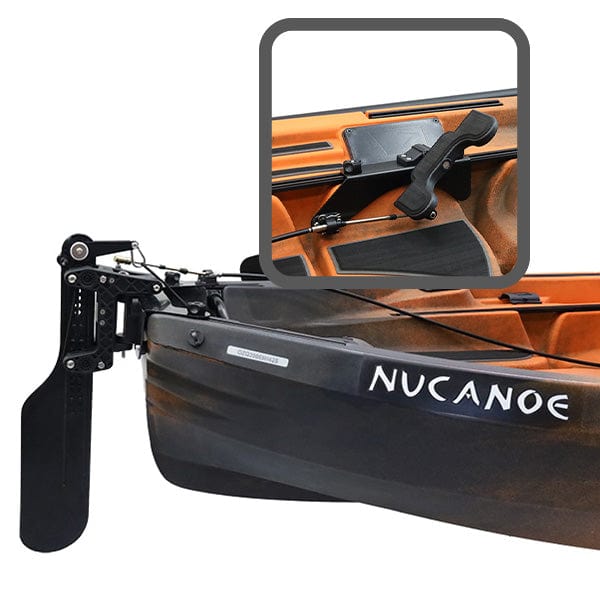 7215 - QC Rudder System - FOOT Steer - U10, , NuCanoe Inc, , , at Festive Water Paddlesports
