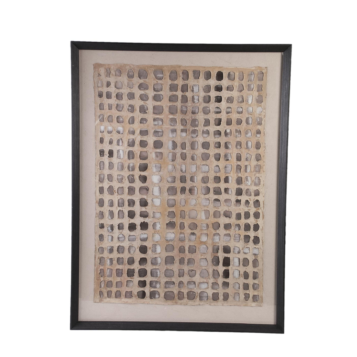 PTMD Wandpaneel Carmell - 90x6x120 cm - Polyester - Creme