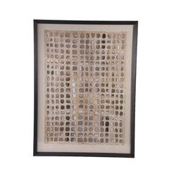PTMD Wandpaneel Carmell - 90x6x120 cm - Polyester - Creme