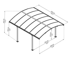 TUCSON hardtop Paviljong