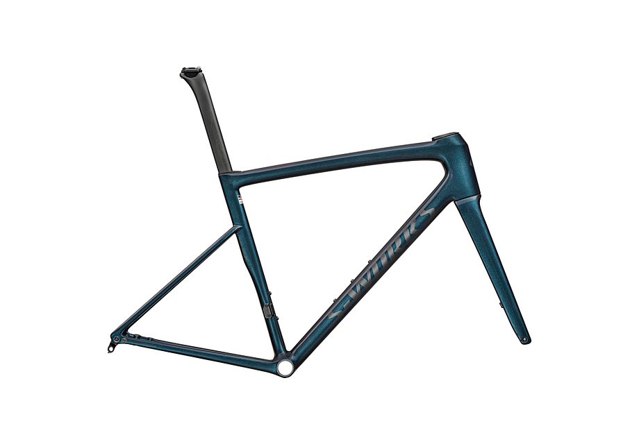 Specialized tarmac sl8 S-Works frmset gloss red to black pearl over deep lake metallic / satin metallic obsidian 52