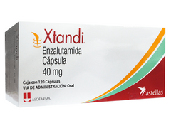 XTANDI ENZALUTAMIDA 40MG CAP CAJ C/120
