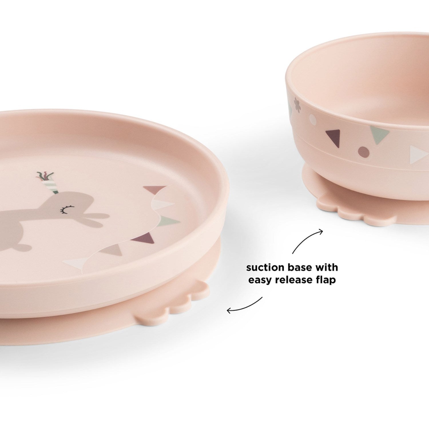 DonebyDeer Celebration Powder Foodie Spisestue Sett Med Sugekop