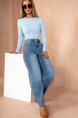 Renley Blue Barrel Jeans