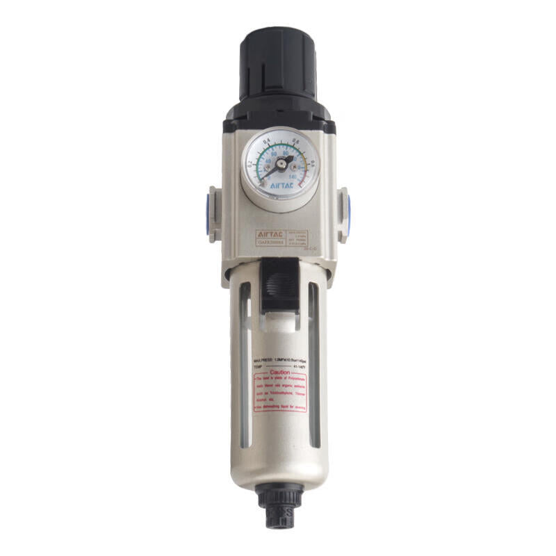 AirTAC Air Source Treatment Components - Pressure Regulating Filter, Automatic Drainage; GAFR30008AS