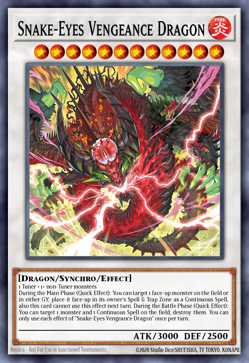 EN040 - ALIN-EN040 - Snake-Eyes Vengeance Dragon - Ultra Rare - - Alliance Insight