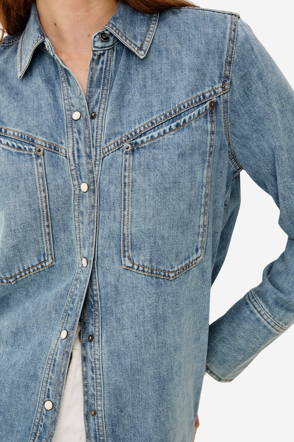 Acton Shirt - Western Blue - Shop Yu Fashion