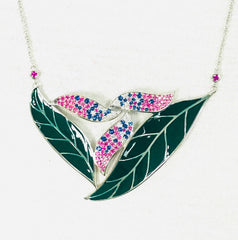 Seasons of Love Sapphire and Diamond Necklace