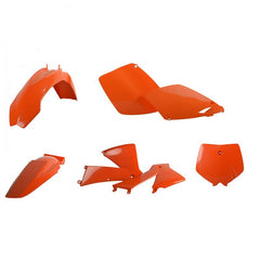 POLICE PORT PLASTICS Kit Orange KTM SX125 90651