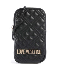 Love Moschino Quilted Phone bag nero
