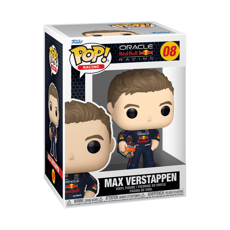 POP! RACING: RED BULL F1 TEAM - MAX VERSTAPPEN WITH HELMET #08