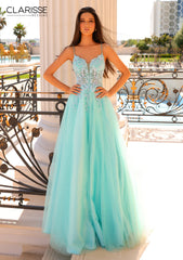 Clarisse 810969 Seafoam Prom Dress
