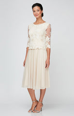 Mother of the Bride Dresses Petite Short Tea Length Cocktail Mother of the Bride A Line Dress Taupe