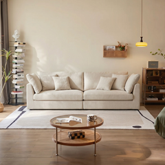Linspire Neuer Chenille 3.5-Seater Sofa, Neutral White