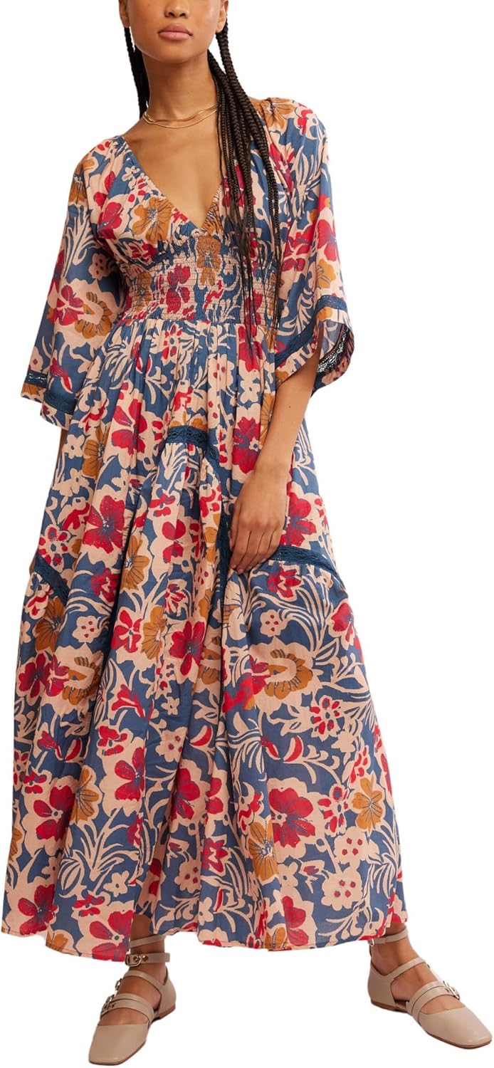 Free People Women's Printed Dixie Maxi