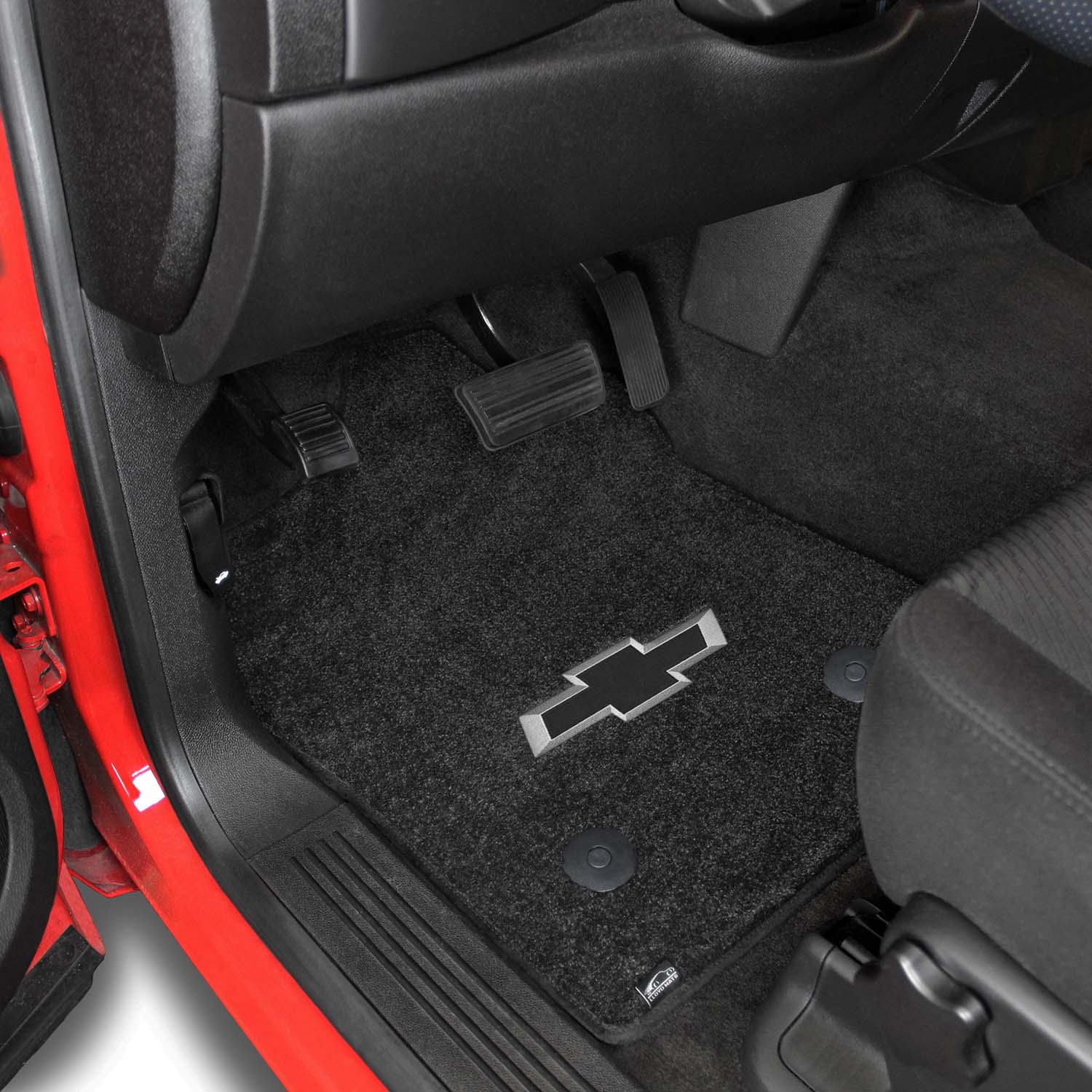 Photo of floor mats installed
