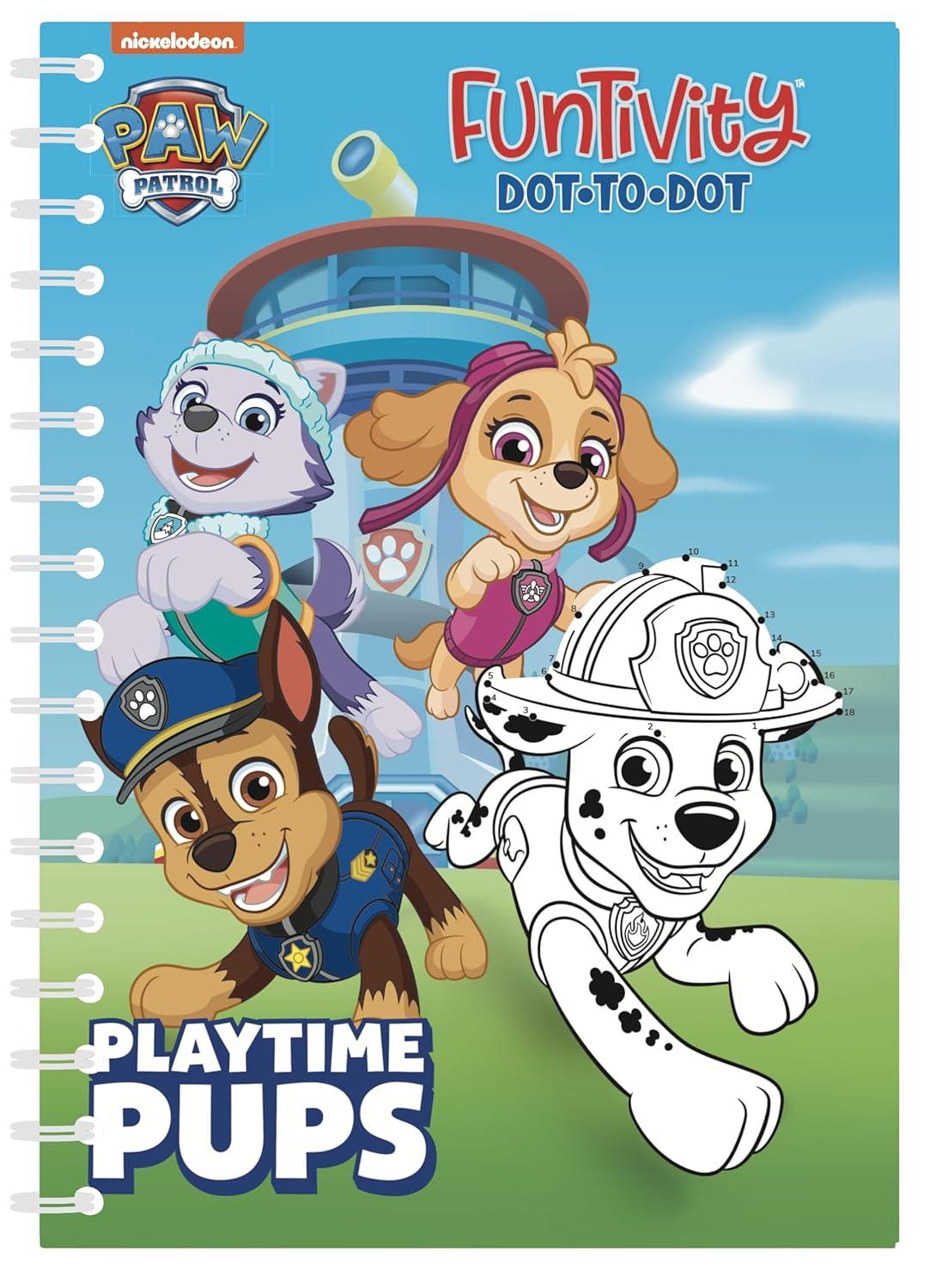Coloring book Paw Patrol Playtime Pups Funtivity Dot to Dot