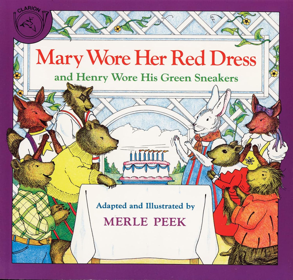 Mary Wore Her Red Dress and Henry Wore His Green Sneakers: A Sing-Along Story About Colors, Animals, and a Birthday Party for Children (Ages 0-3)