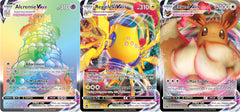 3 Pokémon Card Vmax Bundle - 1 Secret Rare Card - No Duplicates - Vmax Booster Pack