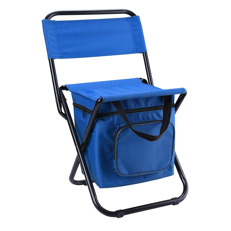Folding Beach Chair Backpack with Cooler Bag
