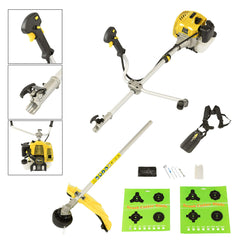 Maxx Benzynowa kosa kombi 2 w 1 – podkaszarka do trawy, podkaszarka – 52 cm³/3 KM
