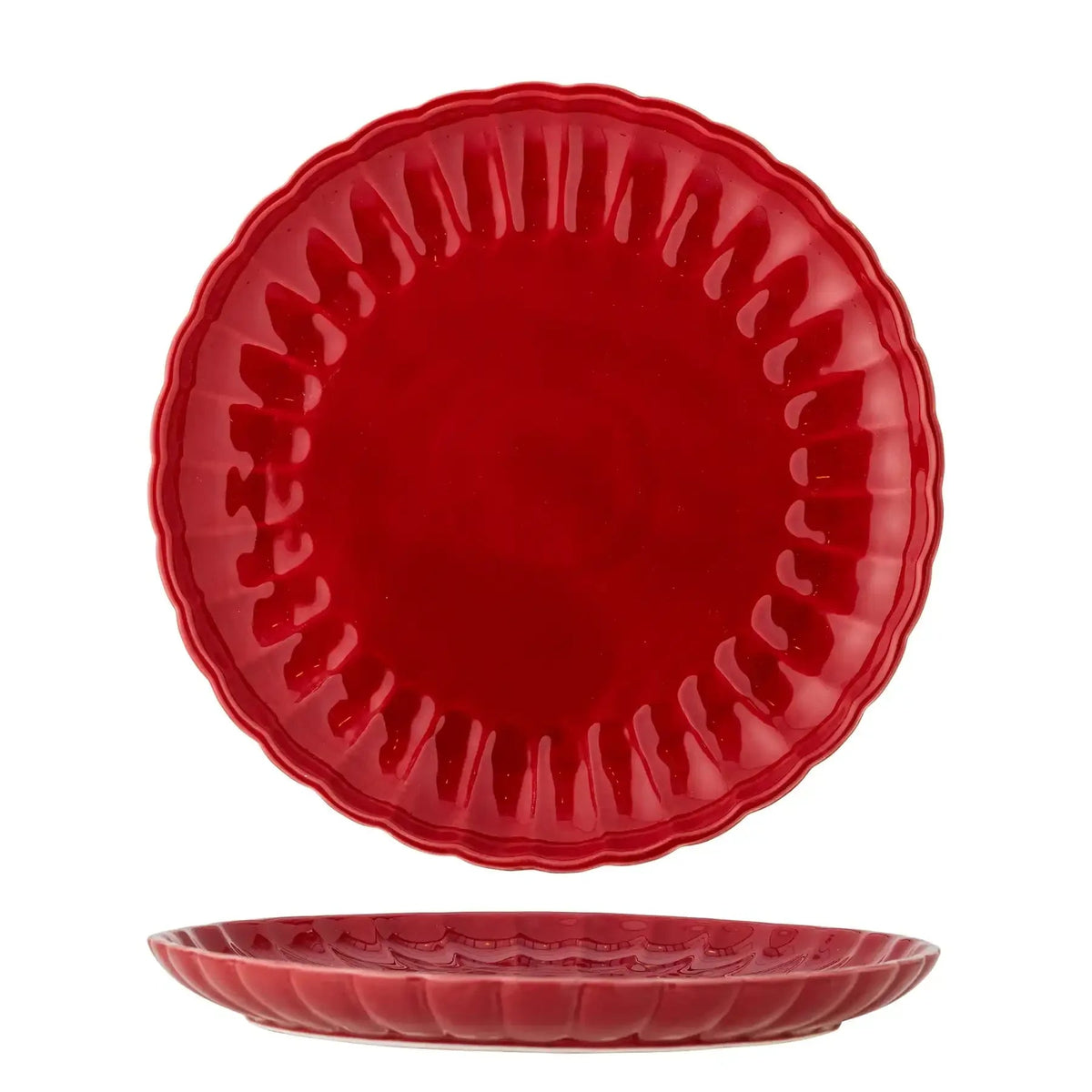 Bord aardewerk rood Latina 27cm