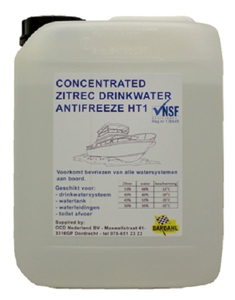 Bardahl Zitrec Drinkwater Antifreeze 5 ltr. - SkanOil