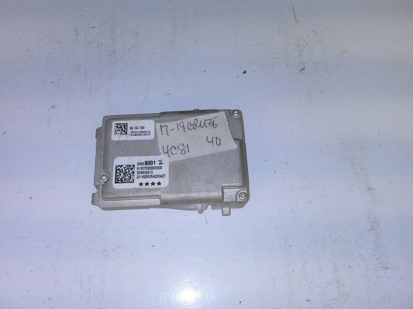 84568001 Chevy Cruze 2017-2019 camera module - Swan Auto